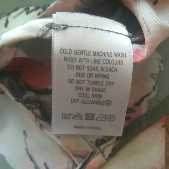 🌟 Host Pick! Witchery Green Floral Dress AU 12 - Picture 3 of 8